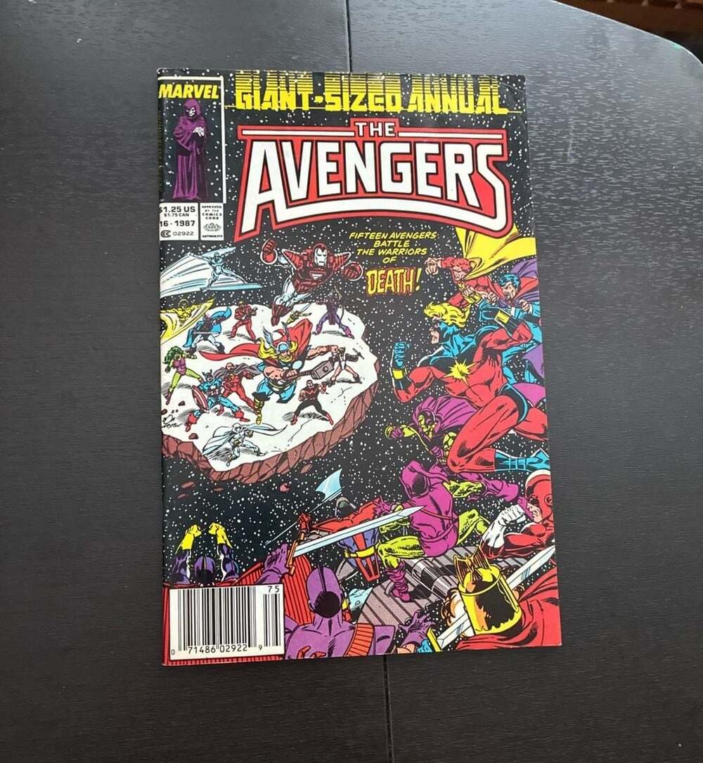 Marvel The Avengers Giant-Sized Annual No. 16 1987 Comic Book